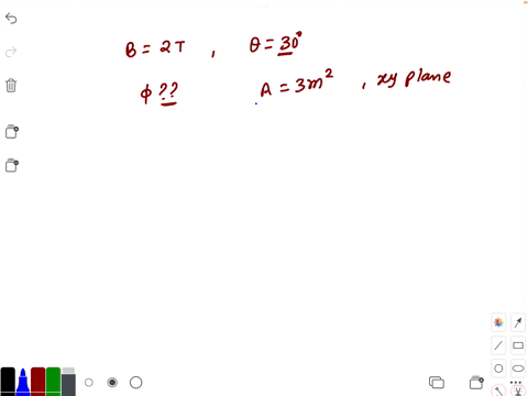 a uniform magnetic field makes an angle of 30 degree with z axis if the ...