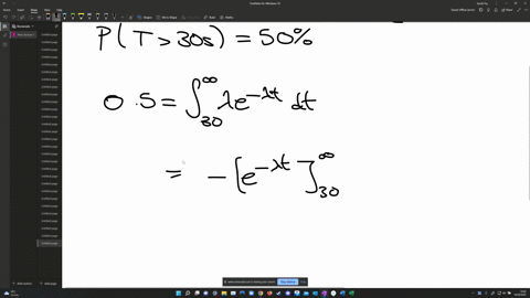 the-time-between-incoming-phone-calls-at-a-call-center-is-a-random-variable-with-exponential-density-there-is-a-so-probability-of-waiting-30-seconds-or-more-between-calls-what-is-the-average-99675