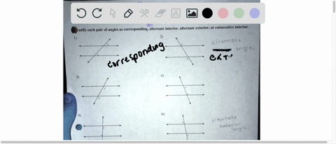identify-each-pair-of-angles-as-corresponding-alternate-interior-alternate-exterior-or-consecutive-interior-mcfnerson-infinite-geometry-namne-sierca_shelcys-kuta-software-ukgade-parallel-lin-22333