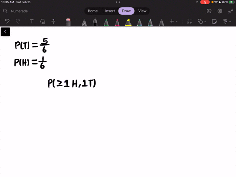 rework-problem-11-from-section-41-of-your-text-involving-the-flipping-of-a-weighted-coin-assume-that-the-coin-is-weighted-so-that-a-tail-is-5-times-as-likely-as-a-head-the-coin-is-flipped-7-99327