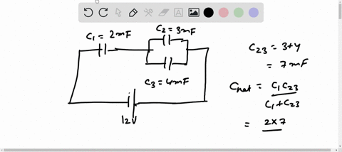 problem-solving-with-network-of-capacitances-determine-and-and-vz-for-the-following-network-of-capacitances-in8-mfand-92-9f-ingeries-with-vand-c-4-af-and-cz-2-af-in-series-with-12v-v-the-fol-99767