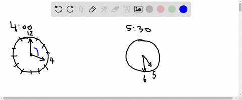 a-when-a-clock-reads-4-00-what-is-the-radian-measure-of-the-smaller-angle-between-the-hour-hand-an-3-28144