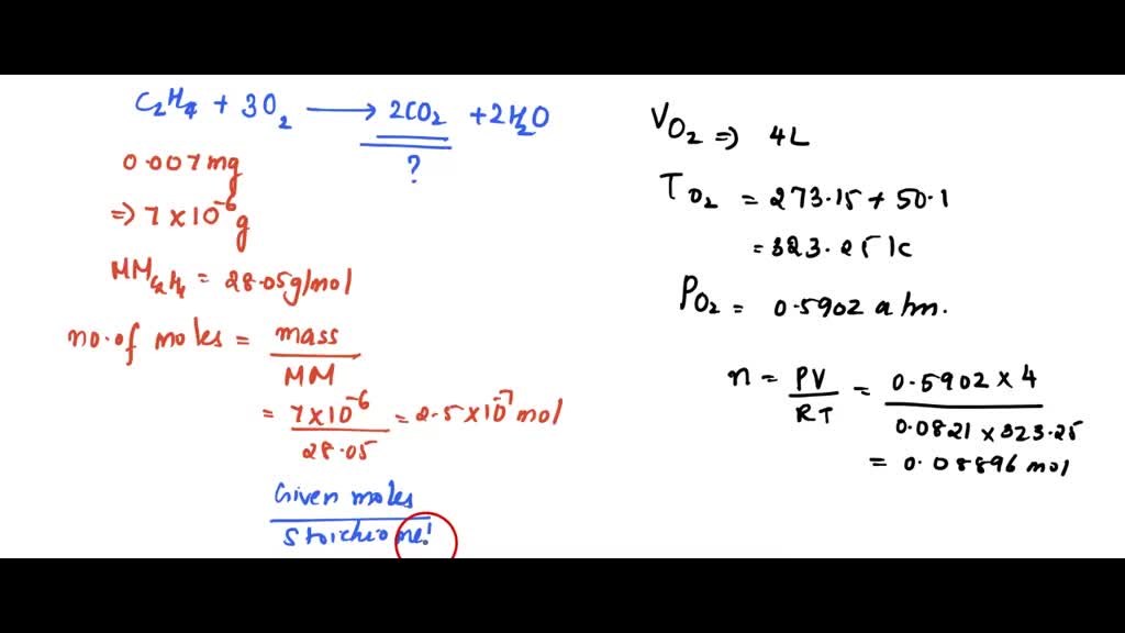 SOLVED: Carbon dioxide gas and water vapor are produced in a combustion ...