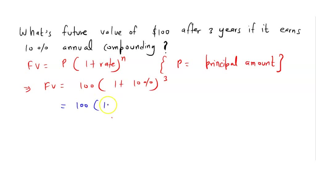 As The Interest Rate Increases The Present Value SOLVED: Calculate the present value of 100 to be received in 3 years if