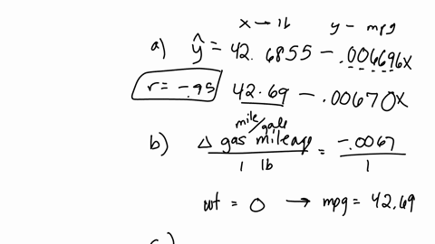 an-engineer-wants-to-determine-how-the-weight-of-a-gas-powered-car-x-affects-gas-mileage-y-the-accompanying-data-represent-the-weights-of-various-domestic-cars-and-their-miles-per-gallon-in-49662