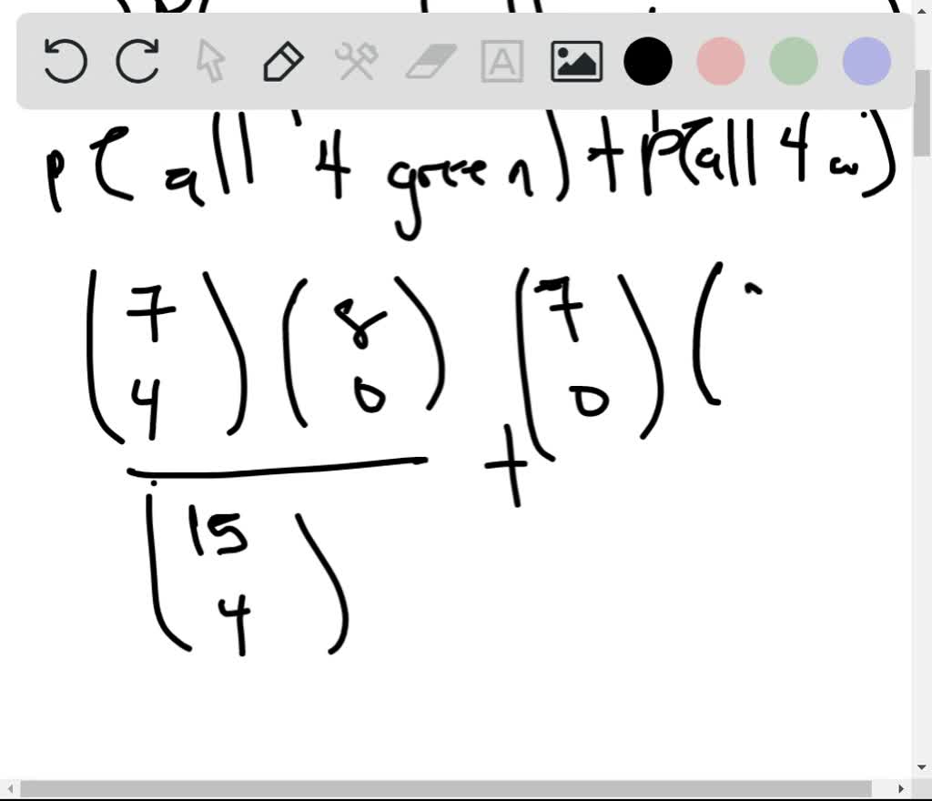 SOLVED An urn contains 8 white balls and 4 red balls. The experiment