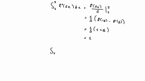 let-fx-be-a-differentiable-function-with-the-following-values-x-1-2-3-5-6-10-15-fx-3-10-10-4-4-1-5-evaluate-each-of-the-following-definite-integrals-2-f-5x-dx-1-2-f-3x-dx-1-2-f-5x-f-3x-dx-1-2-f-5x-3-d