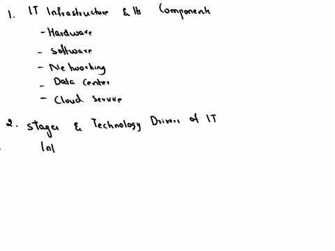 1-what-is-it-infrastructure-and-what-are-its-components-2what-are-the-stages-and-technology-drivers-of-it-infrastructure-evolution-3-what-are-the-current-trends-in-computer-hardware-platform-03768