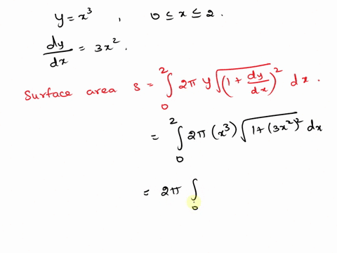 find-the-exact-area-of-the-surface-obtained-by-rotating-the-curve-about-the-x-axis-y-x3-0-x-2-43039