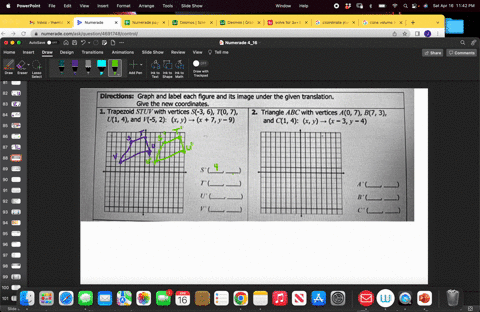 dlrertions-graph-and-label-each-figure-and-its-image-under-the-glven-translation-give_the_new-coordinates-trapezoid-stuv-wlth-vertices-s-3-6-t07-2-triangle-abc-with-vertices-a0-7-b7-3-u1-4-a-68514