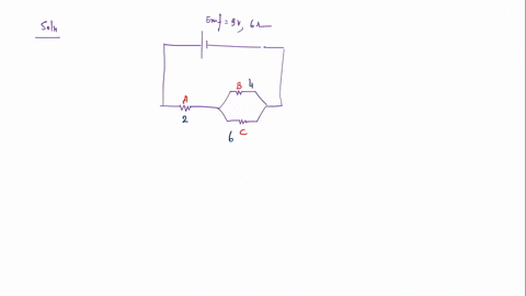 a-battery-of-emf-9-v-and-internal-resistance-6-ohm-connected-to-three-resistors-ab-and-c-calculate-i-the-combined-resistance-b-and-c-ii-the-total-resistance-of-ab-and-c-iii-the-total-resistance-of-the
