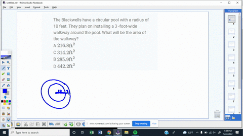 the-blackwells-have-a-circular-pool-with-a-radius-of-10-feet-they-plan-on-installing-a-3-foot-wide-w-06102