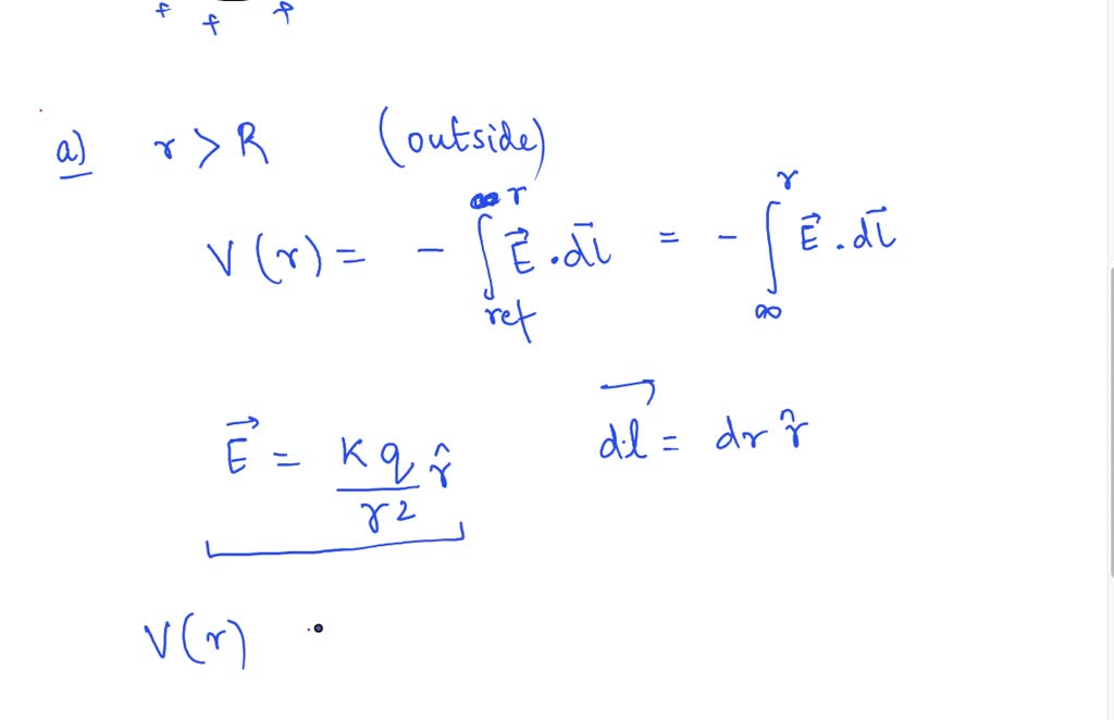 SOLVED An isolated conducting sphere of radius charge uniformly the