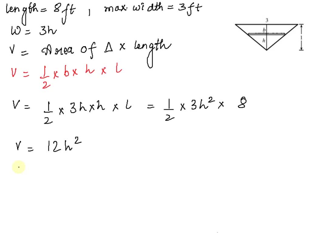 solved-a-trough-has-triangular-cross-section-the-trough-is-8-ft-across