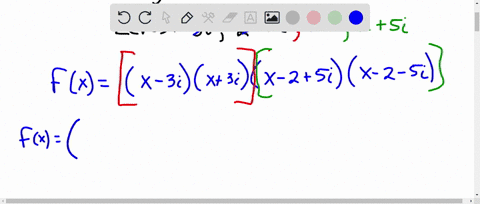 find-a-polynomial-function-f-with-real-coefficients-of-the-indicated-degree-that-possesses-the-given-zeros-degree-4-3i-2-5i-51336