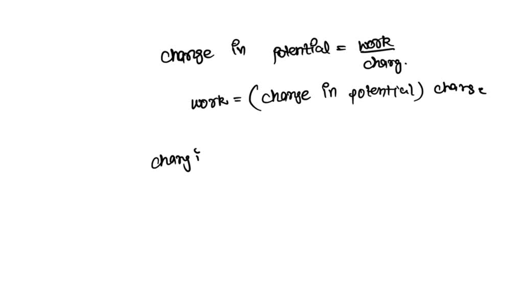 SOLVED: Calculate the amount of work done in shifting a charge of 2 ...