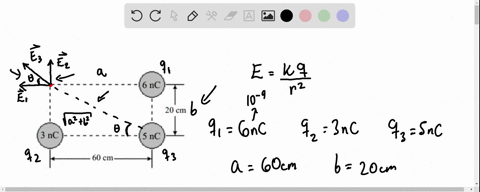 positive-charges-are-placed-at-the-three-corners-of-rectangle-as-shown-calculate-the-magnitude-and-direction-of-the-electric-field-at-the-fourth-corner-nc-20-cm-nc-nc-60-cm-36907