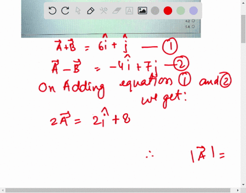ifvector-b-is-added-to-vector-a-the-result-is-6ij-if-b-is-subtracted-from-a-b-a-the-result-is-4-7j-what-is-the-magnitude-ofa-bllll-slisl-63-51-42-58-77484