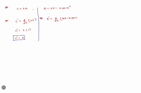 find-the-marginal-cost-marginal-revenue-and-marginal-profit-functions-hint-see-example-2-cx-7x-rx-9x-0001x2-marginal-cost-marginal-revenue-marginal-profit-find-all-values-of-x-for-which-the-59749