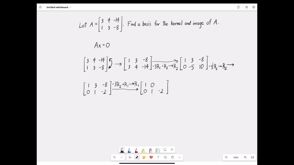 SOLVED Point Let 8 16 A Find Bases For The Kernel And Image Of A Solved point let 8 16 a find bases for the kernel and image of a