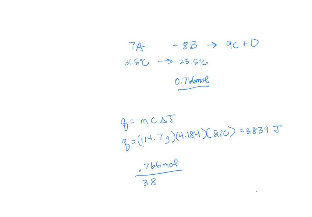 SOLVED: A coffee-cup calorimeter contains an aqueous solution of A ...