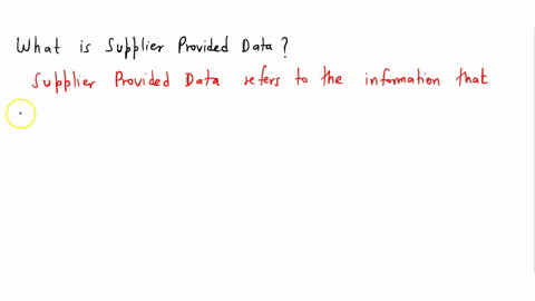 what-is-supplier-provided-data-37109