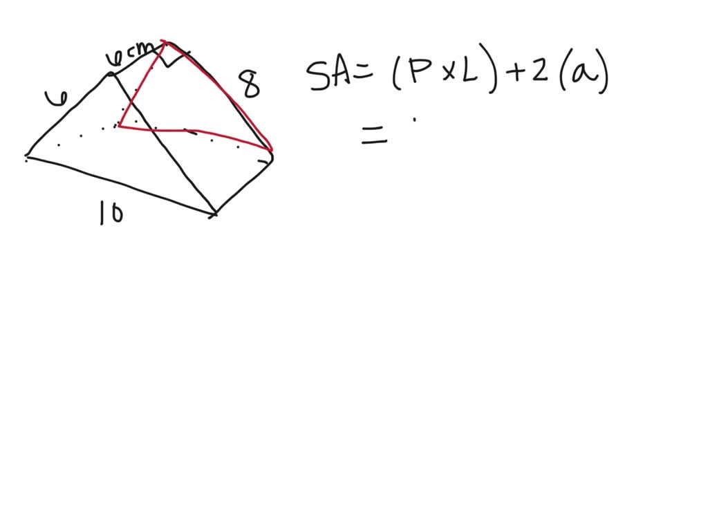 SOLVED: 'find the surface area of each figure. Round to the nearest tenth  if necessary. Surface Area of Triangular Prism Instructions: Find the surface  area of each figure Round your answers to