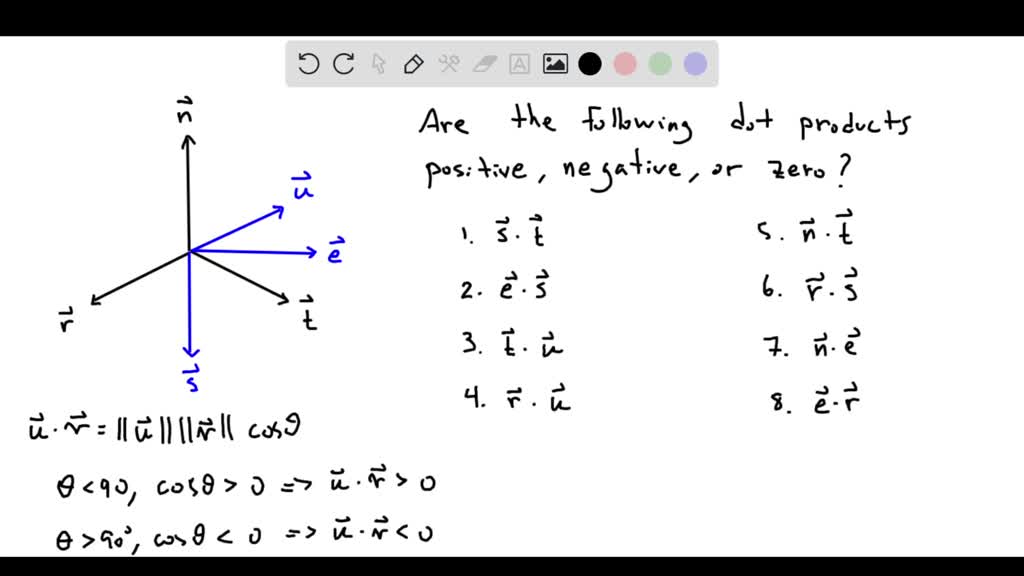 SOLVED: Texts: Several unit vectors r, s, t, u, and e in the xy-plane ...