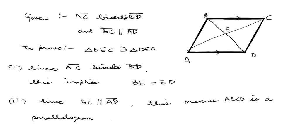 SOLVED: Problems Choose two proofs to wrile Triangle line ABC where ...