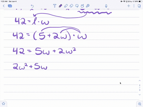 the-area-of-a-rectangle-is-42-ft2-and-the-length-of-the-rectangle-is-5-ft-more-than-double-the-width-find-the-dimensions-of-the-rectangle-length-width-32507