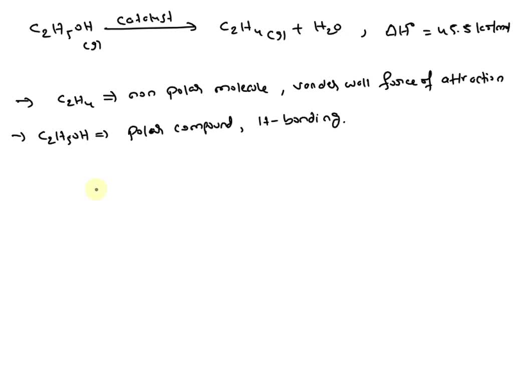 SOLVED Solid Catalyst Ethylene Test Tube Glass Wool with