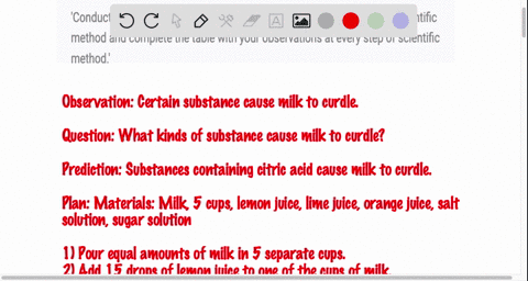 conduct-an-activity-to-know-the-process-of-curdling-of-milk-by-using-scientific-method-and-complete-the-table-with-your-observations-at-every-step-of-scientific-method-17897