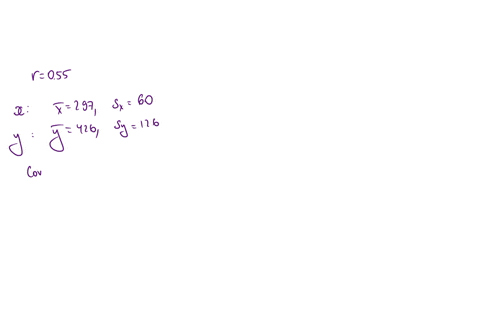 in-a-professors-statistics-course-the-correlation-between-the-students-scores-prior-to-the-final-examination-and-their-final-examination-scores-is-055-the-pre-exam-scores-for-the-students-in-the-cours