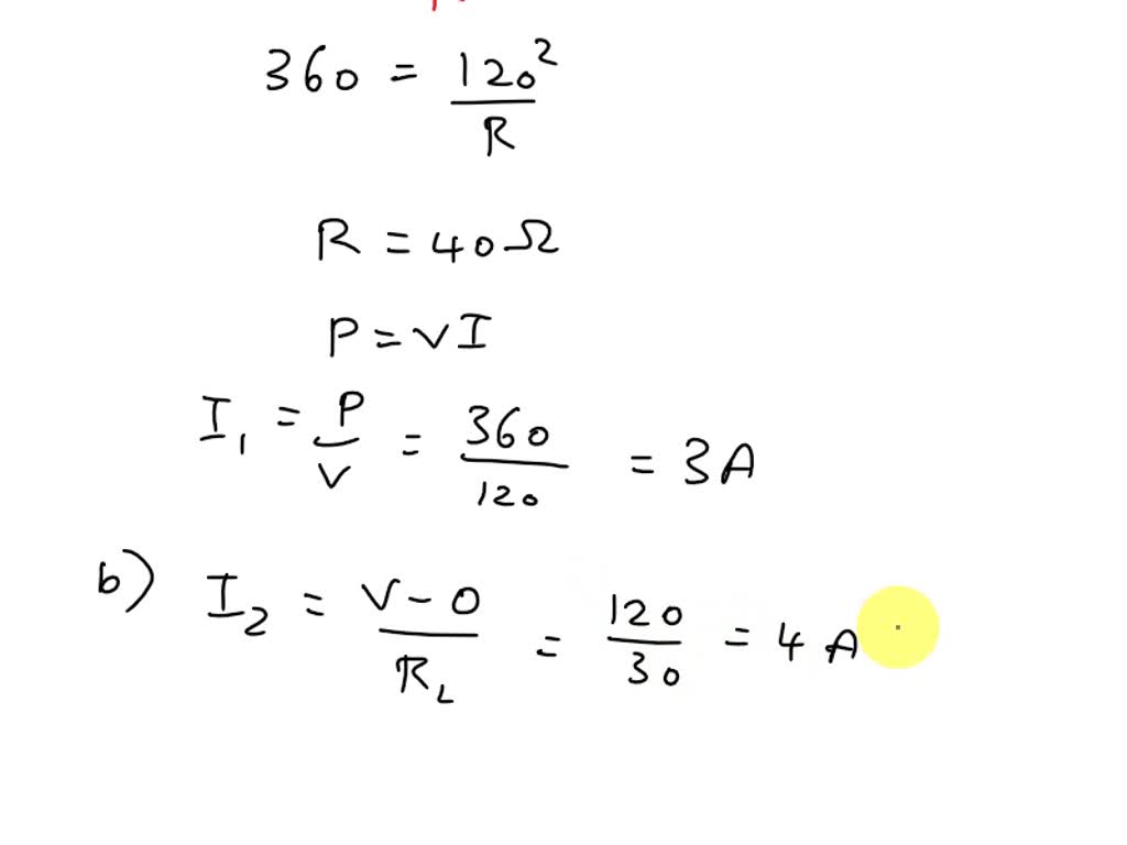 SOLVED A 120volt household circuit has a 360Watt blender and a 30W