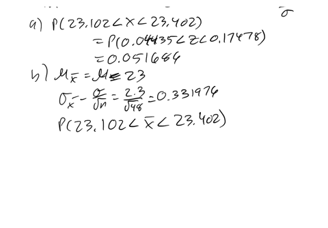 the-average-time-to-run-the-5k-fun-run-is-23-minutes-and-the-standard-deviation-is-23-minutes-48-runners-are-randomly-selected-to-run-the-5k-fun-run-round-all-answers-to-4-decimal-places-where-possibl