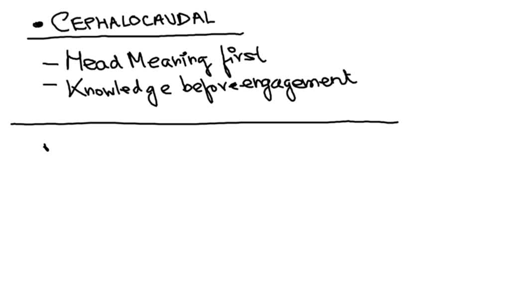 cephalocaudal development example
