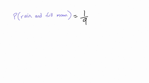 assume-that-in-a-local-city-it-rains-once-every-9-days-on-average-also-assume-that-a-full-moon-occurs-once-every-29-days-if-we-select-a-random-date-on-the-calendar-what-is-the-probability-that-there-w