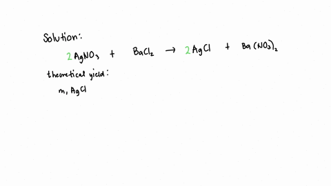 a-595-g-sample-of-agno3-is-reacted-with-excess-of-bacl2-according-to-the-equation-this-gave-407-g-of-agcl-what-is-the-percent-yield-of-agcl-55636