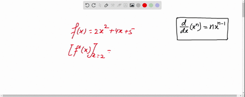find-the-derivative-of-fx-2x2-4x-5-at-x-2-23907