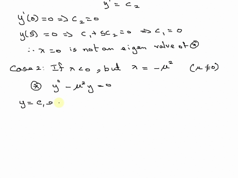 find-the-eigenvalues-and-eigenfunctions-for-the-differential-operator-lcy-j-with-boundary-conditions-y-0-0-and-y5-0-which-is-equivalent-to-the-following-bvp-y-ay-0-y0-0-y5-0-a-find-all-eigen-91142