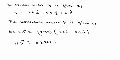 determine-the-angular-momentum-of-a-79-g-particle-about-the-origin-of-coordinates-when-the-particle-is-at-x-50-mm-y-55-mm-and-it-has-velocity-v-35i-82k-ms-a-find-the-x-component-b-find-the-y-80629