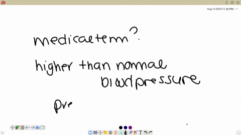 drag-the-word-parts-from-the-bank-onto-the-chalkboard-to-form-the-medical-term-described-below-some-terms-may-only-have-two-parts-high-than-normal-blood-pressure-prefixes-word-roots-combining-forms-co