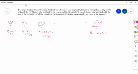 in-a-sequence-of-equilateral-triangles-the-first-triangle-has-an-edge-length-of-1-the-second-triangle-has-an-edge-length-of-2-and-the-third-has-an-edge-length-of-3-and-in-general-the-nth-equ-67237
