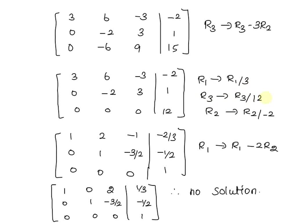 SOLVED: Solve The Given Linear System By Both Gaussian And Gauss-Jordan ...