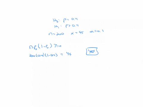 test-the-hypothesis-using-the-p-value-approach-be-sure-to-verify-the-requirements-of-the-test-ho-p-04-versus-h1-p-04-n-200x-95-01-is-npo-1-po-210-yes-use-technology-to-find-the-p-value-p-val-90735