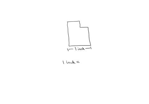 Below is a map of a region. If the actual distance across the bottom of ...