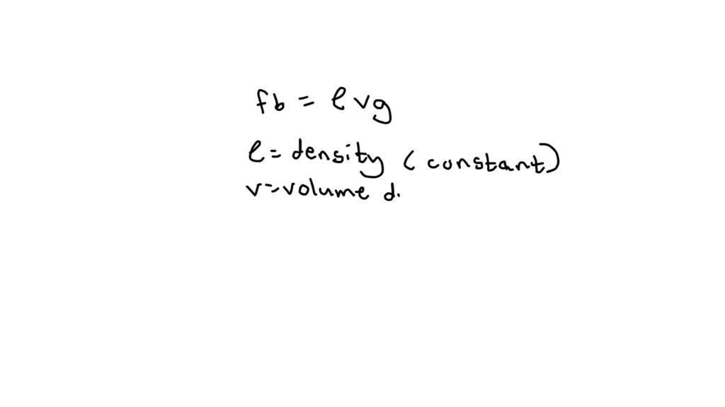 SOLVED An inflated life jacket is pulled into a greater depth of water. Thus, the buoyancy