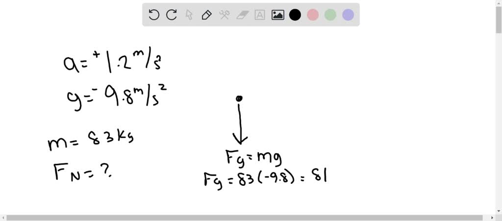 SOLVED: An elevator accelerates upward at 1.2 m/s 2 . The acceleration