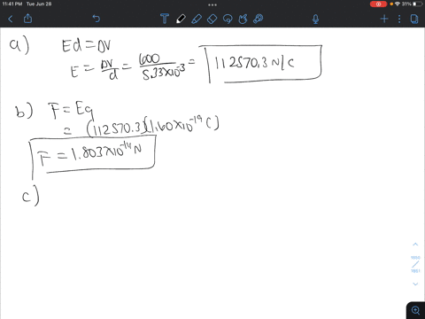 a-pair-of-oppositely-charged-parallel-plates-are-separated-by-533-mathrmmm-a-potential-difference-of-17319