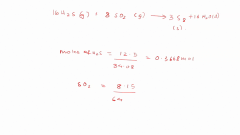 hydrogen-sulfide-reacts-with-sulfur-dioxide-according-to-the-reaction-shown-below-if-125-g-of-h2sg-reacts-with-815-g-of-so2-what-mass-of-the-excess-reagent-is-left-over-after-the-reaction-go-00304